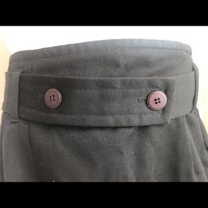 Louben pure wool black skirt size 10